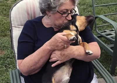 Grandmom and grandpup